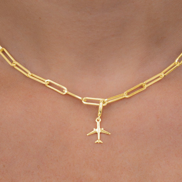 Sterling Silver Airplane Charm