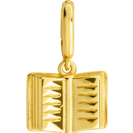Sterling Silver Book Charm