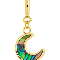 Blue Moon Abalone Charm