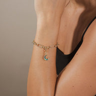 Blue Moon Abalone Charm