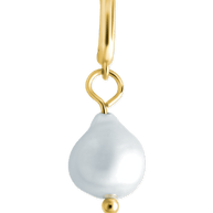 Sterling Silver Baroque Pearl Charm