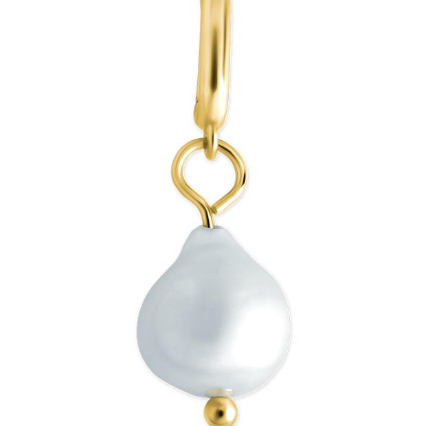 Sterling Silver Baroque Pearl Charm
