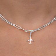 Sterling Silver Airplane Charm