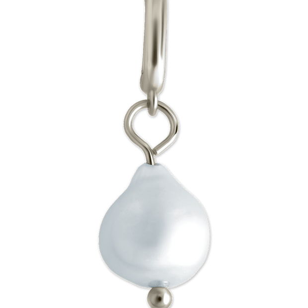 Sterling Silver Baroque Pearl Charm