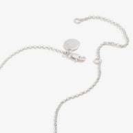 Circle Charm Necklace, 21''