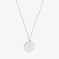 Circle Charm Necklace, 21''
