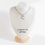 Interchangeable Two-Tone Compass Charm