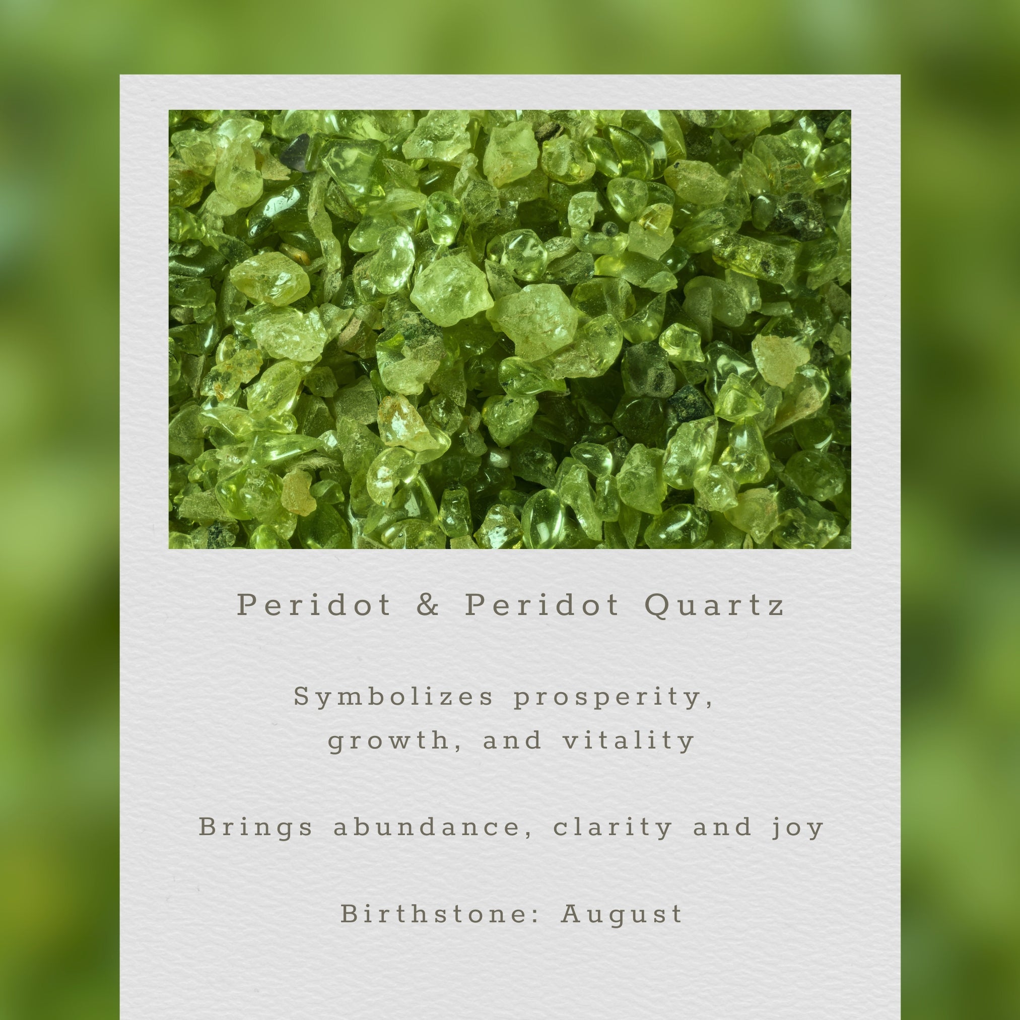 Peridot Quartz Raindrop Cluster Necklace