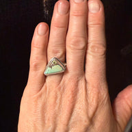 Turquoise Triangle Ring| Royston Turquoise Ring