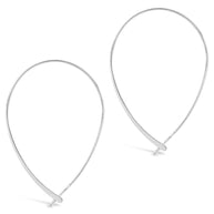 Delicate Threader Hoop Earrings