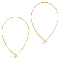 Delicate Threader Hoop Earrings
