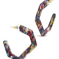 Resin Hex Hoops