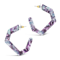 Resin Hex Hoops