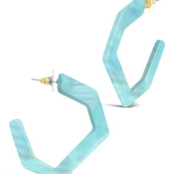 Resin Hex Hoops