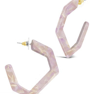 Resin Hex Hoops