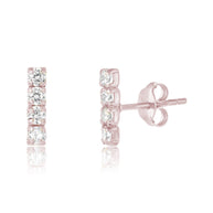 Sterling Silver Heart & Infinity Earring Set of 3