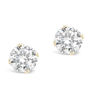 Sterling Silver 5mm CZ Stud Earrings