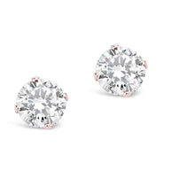 Sterling Silver 5mm CZ Stud Earrings
