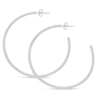 Rope Twist Hoops