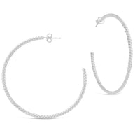 Rope Twist Hoops