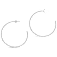 Rope Twist Hoops