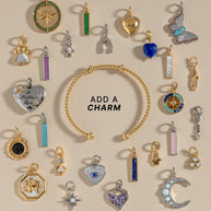 French Rope Charm Bracelet Cuff