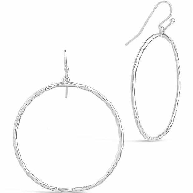 Gold and Silver Dangle Earrings