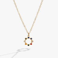 'I Love You' Hidden Message Acrostic Necklace