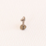 Tiny Heart Flat Back Stud