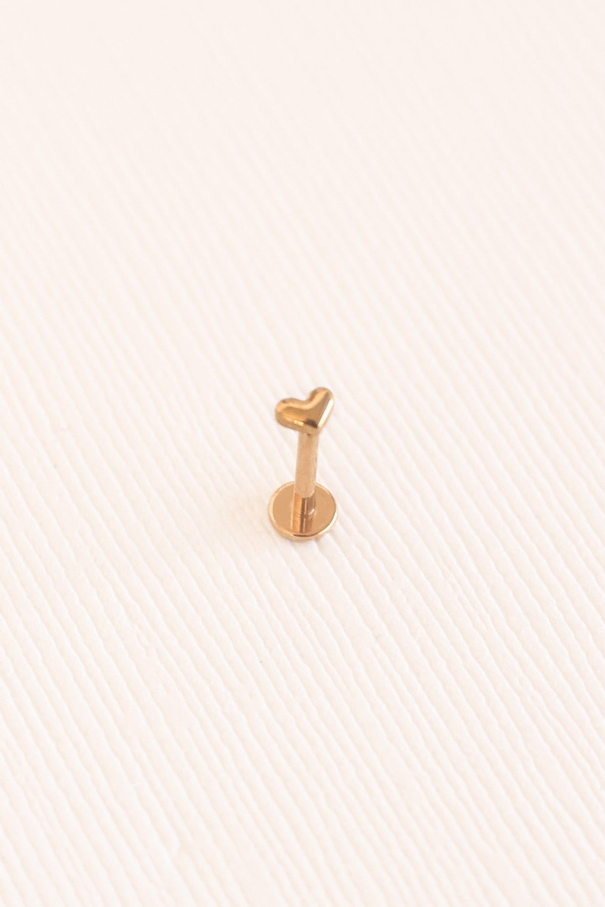 Tiny Heart Flat Back Stud