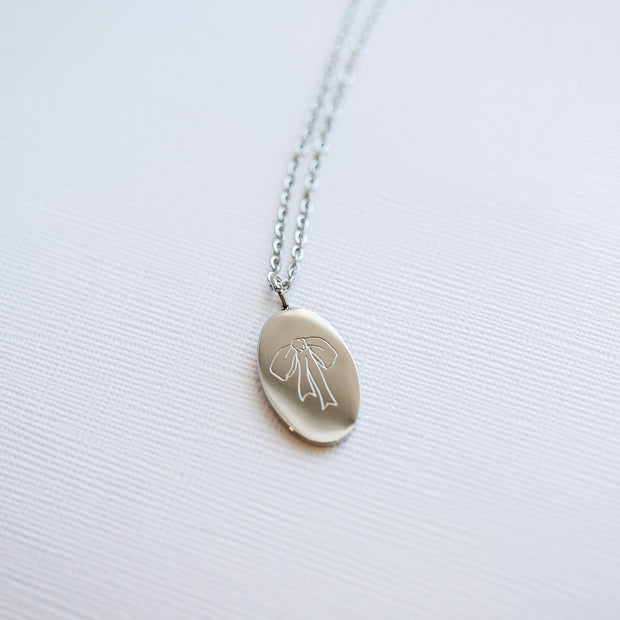 Bow Pendant Necklace