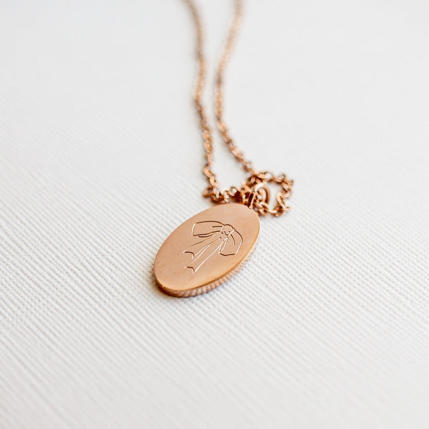 Bow Pendant Necklace