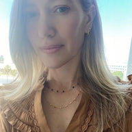 Margarita Chains - Lapis and Chalcedony