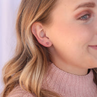 Queen of Hearts Flat Back Stud