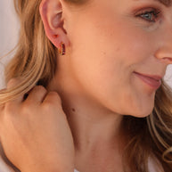 Queen of Hearts Flat Back Stud