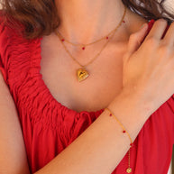 Madison Bracelet in Red