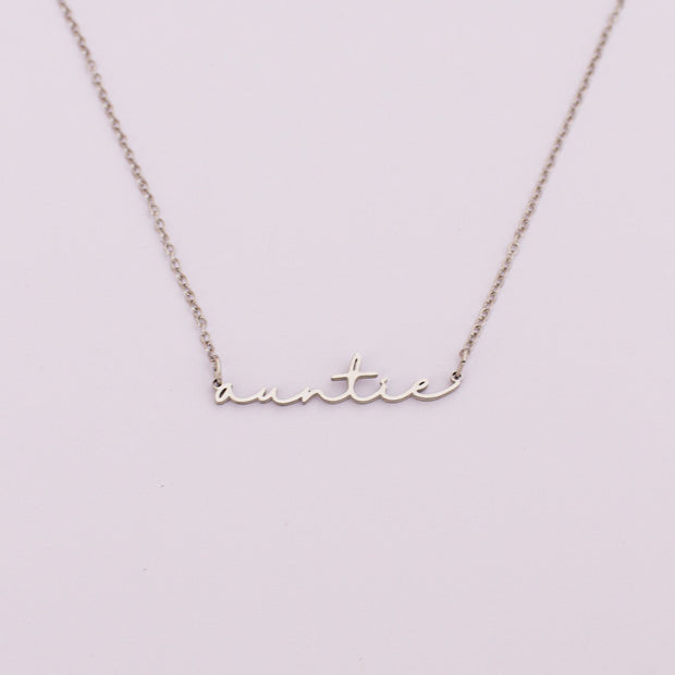 "Auntie" Necklace