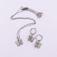 Butterfly Huggie Hoop