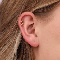 Thistle Flat Back Stud