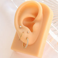 Crystal Flat Back Stud