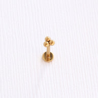 Tri-Dot Flat Back Stud