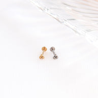 Tri-Dot Flat Back Stud