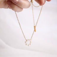 Lucy Necklace in Freshwater Pearl