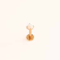 Opal Gem Flat Back Stud