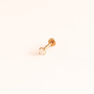 Opal Gem Flat Back Stud