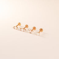 Evangeline Flat Back Stud