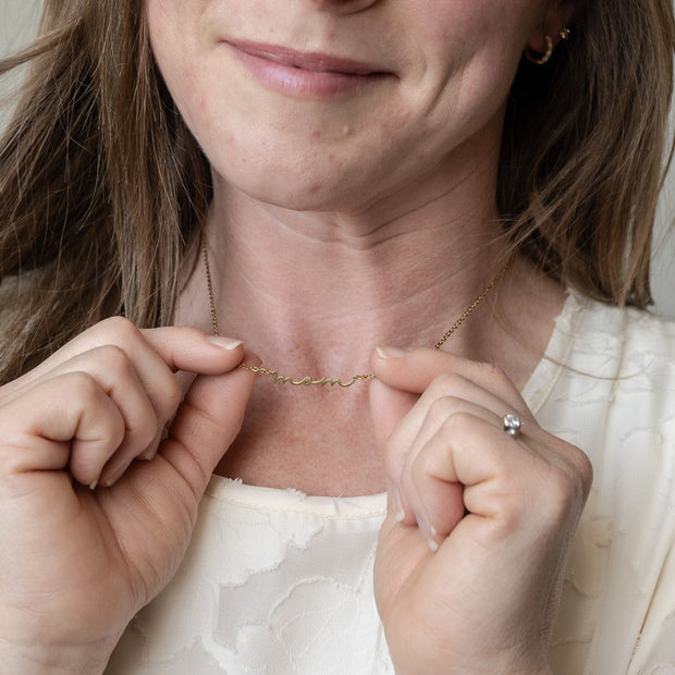 "Mom" Necklace