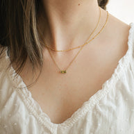 CZ Birthstone Necklace