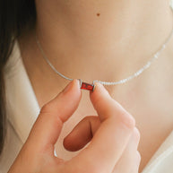 CZ Birthstone Necklace