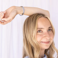 Clara Stretch Bracelet Set in Blue